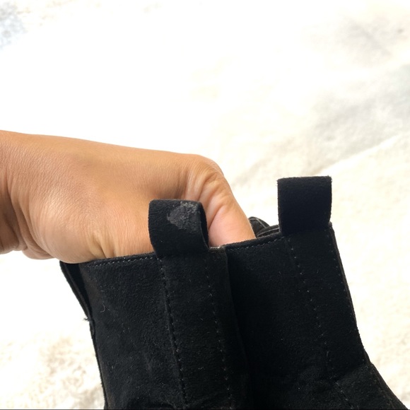 🖤 PRIMARK FAUX SUADE CHUNKY HEEL BOOTIES! - Picture 11 of 12